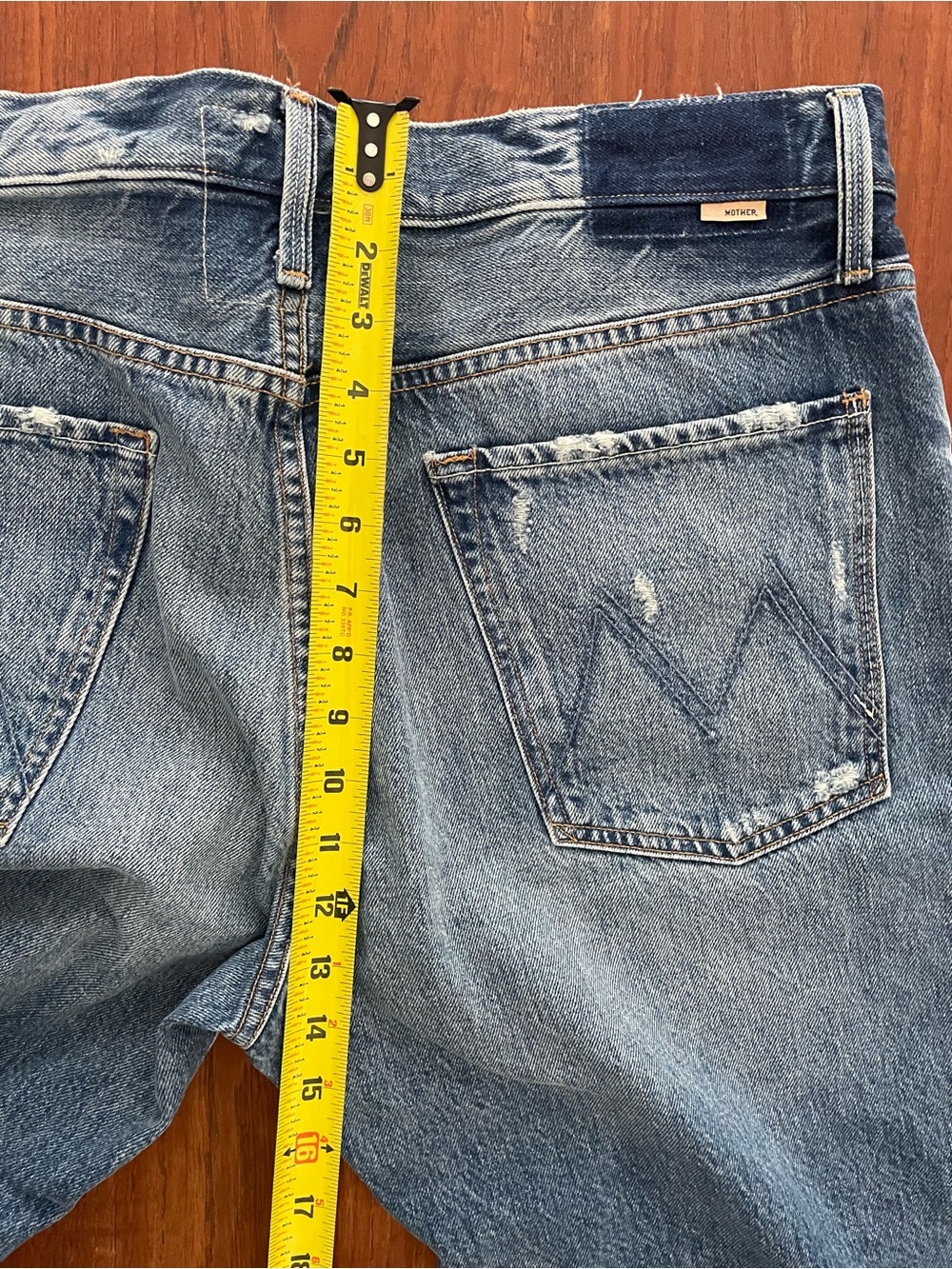 MOTHER Women Jeans High Rise - Light Blue Wash - Picture 7 of 16